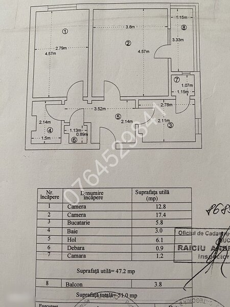 Dristor, Bd. Camil Ressu, la 2 minute metrou Dristor, bloc 1970, renovat.